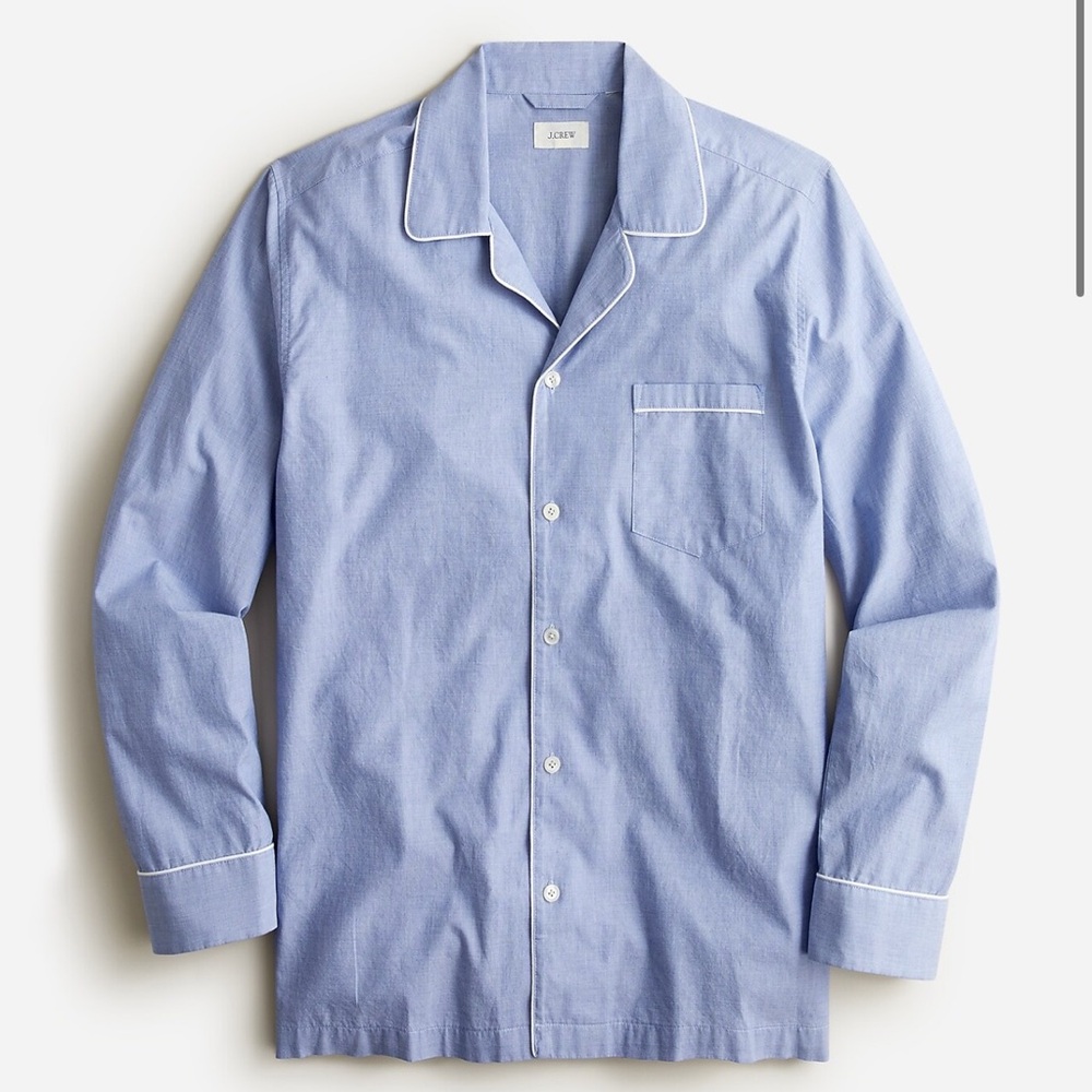J Crew Men’s Pajama Cotton Poplin Shirt